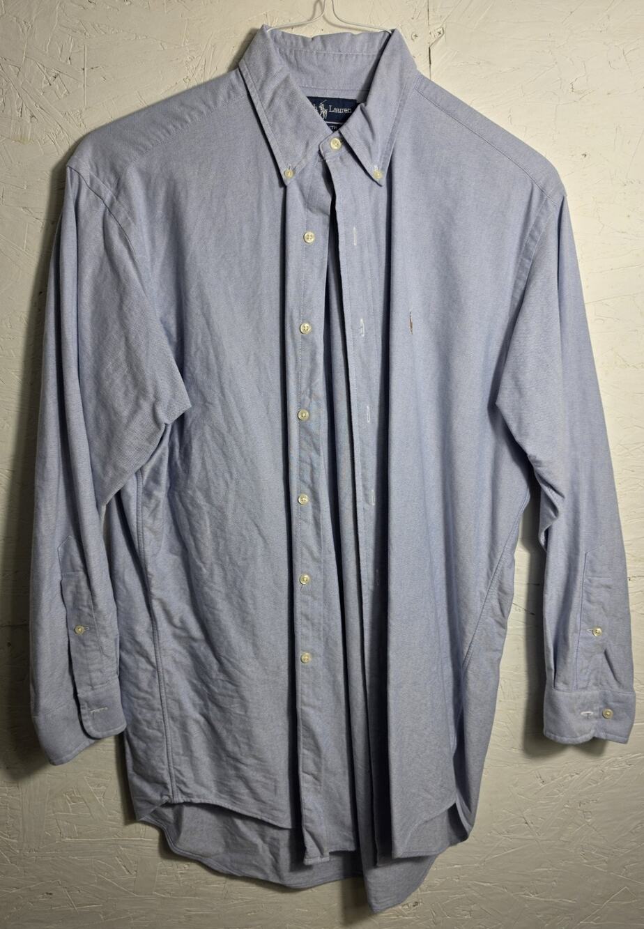 ralph lauren yarmouth shirt Blue Size Large 16 32-33